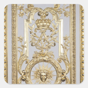 Detail of panelling square sticker