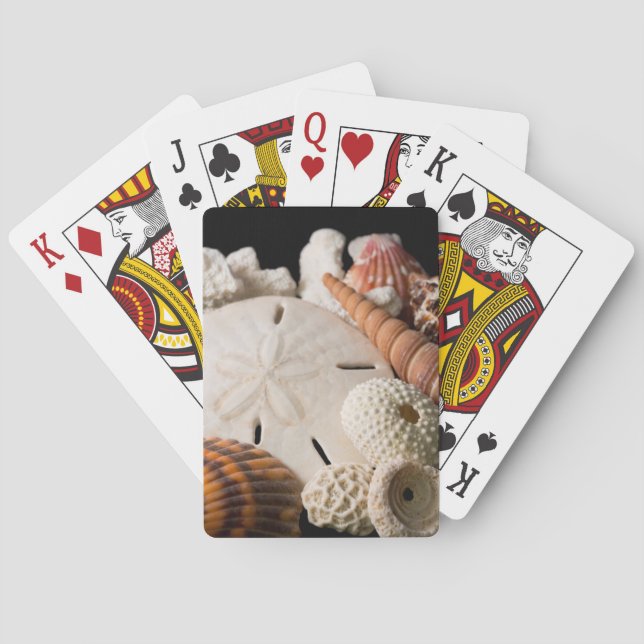 Detail Of Seashells From Around The World Playing Cards (Back)