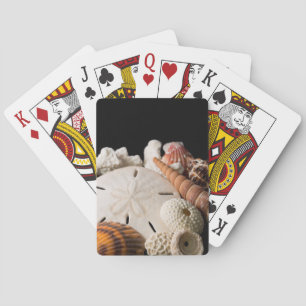 Detail Of Seashells From Around The World Playing Cards