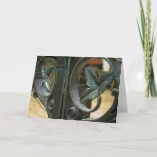 detail of SPC altar rail Card