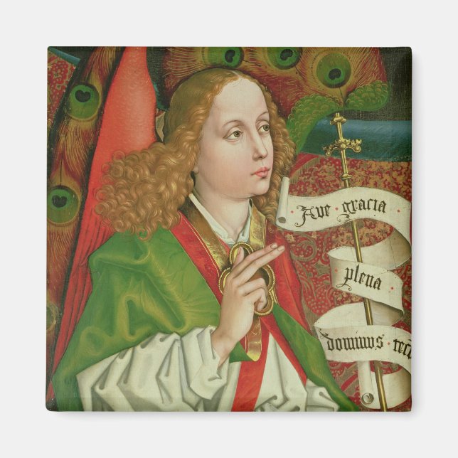 Detail of the Archangel Gabriel Magnet (Front)