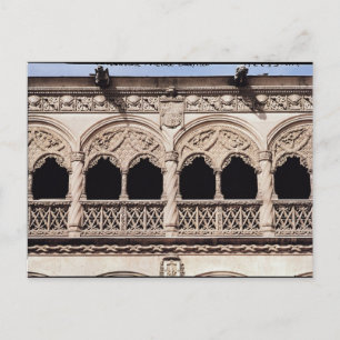 Detail of the arches of the loggia, 1488-96 postcard