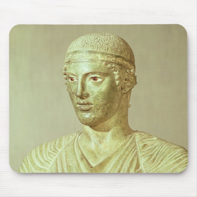 Detail of the Delphi Charioteer, c.470 BC Mouse Mat (Front)