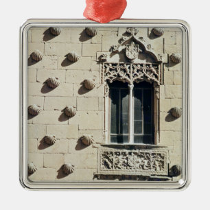 Detail of the exterior of the Casa de la Conchas Metal Tree Decoration