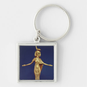 Detail of the goddess Selket Key Ring