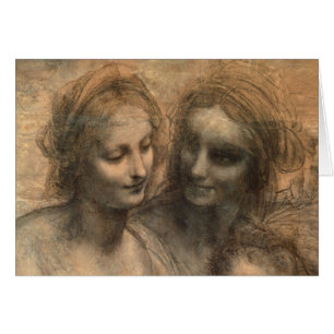 Detail of the Heads of the Virgin and St. Anne