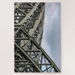 Detail of the iconic Hohenzollern railway and pede Jigsaw Puzzle