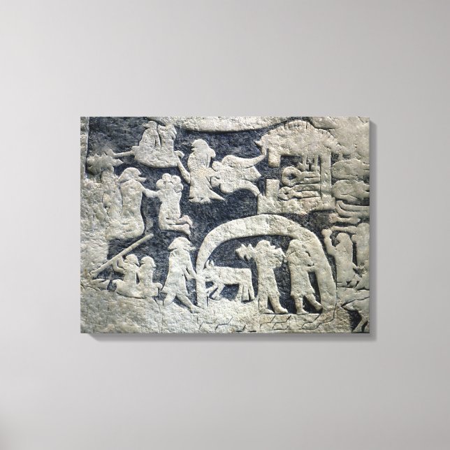 Detail of the legend of Valhalla Canvas Print (Front)