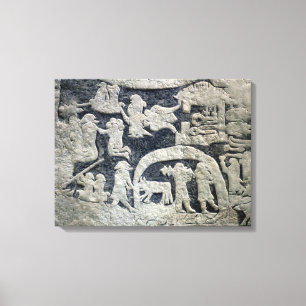 Detail of the legend of Valhalla Canvas Print