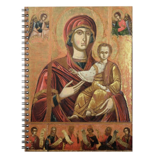 Detail of the Madonna and Child from the Iconostas Notebook (Front)