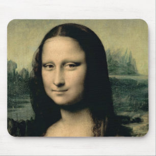 Detail of the Mona Lisa, c.1503-6 Mouse Mat