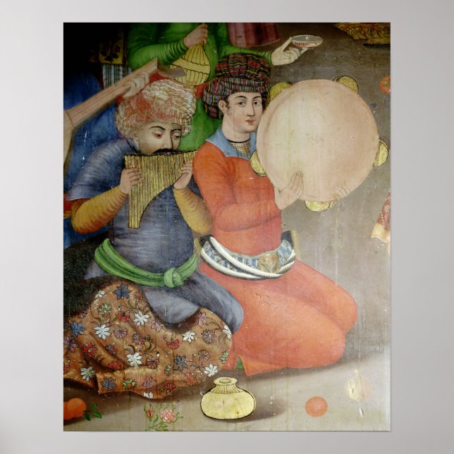 Detail of the musicians poster (Front)