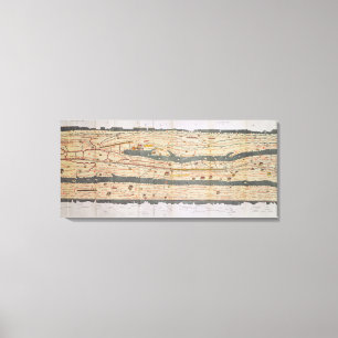 Detail of the Peutinger Table Canvas Print