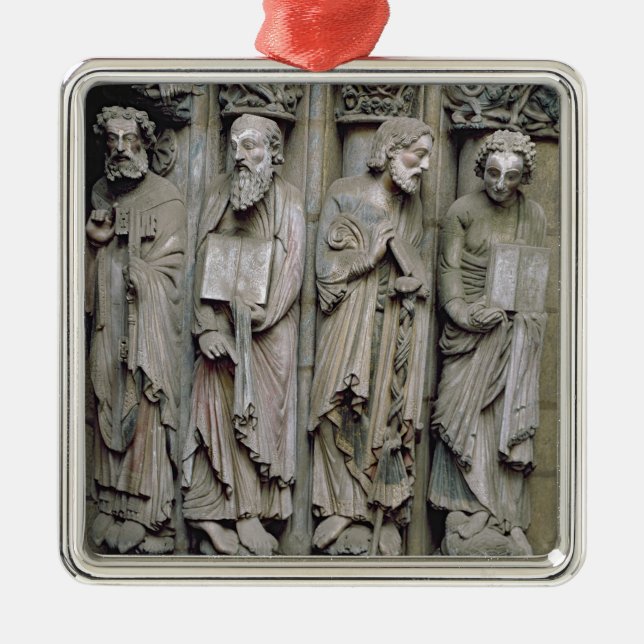 Detail of the Portico Metal Tree Decoration (Front)