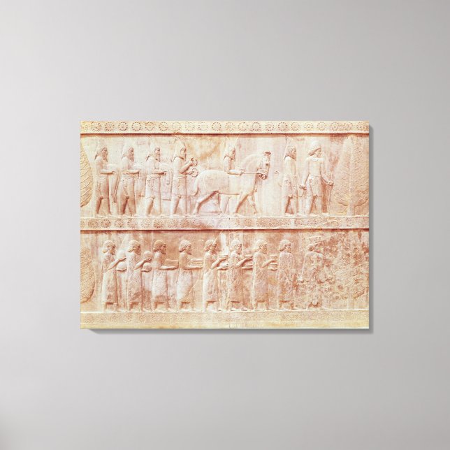 Detail of the relief frieze on the East Canvas Print (Front)