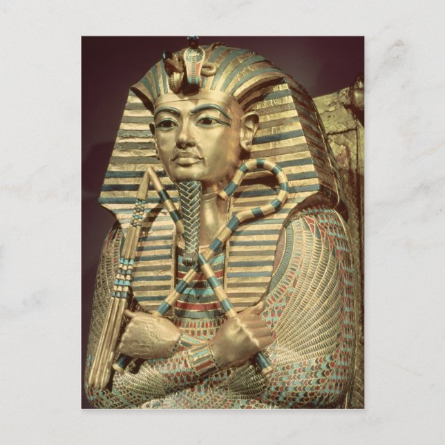 Detail of the second mummiform coffin postcard (Front)