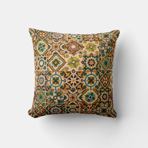Detail of the traditional tiles (azulejos) from fa cushion