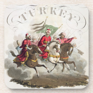 Detail of title page, from 'Costumes of the Variou Coaster