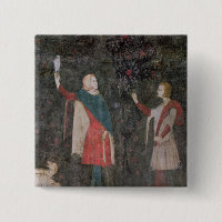 Detail of two falconers, from the Stag Room