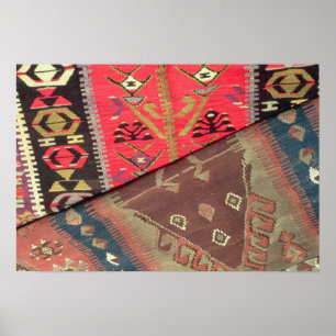 Detail of two prayer rugs poster