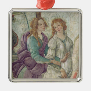 Detail of Venus and the Graces Metal Tree Decoration