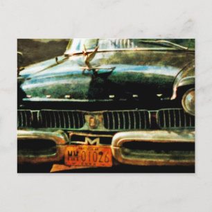 Detail Oldtimer auf Kuba Postcard