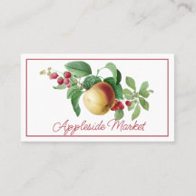 Detailed Apple and Berry Stem