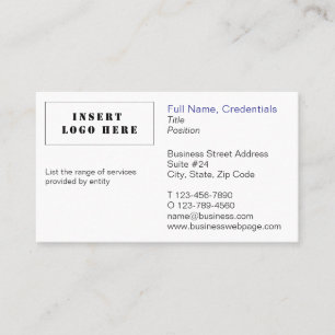 Detailed Business and Corporate White and Blue Business Card