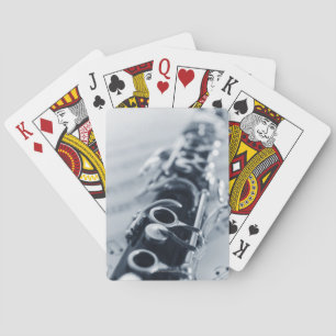 Detailed Clarinet Playing Cards