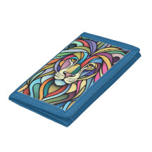 Detailed Colourful Lion Head