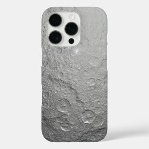Detailed Full Moon Photo High-Res Lunar Surface iPhone 16 Pro Case