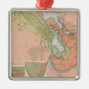 Detailed Geology Sheet XI Metal Tree Decoration