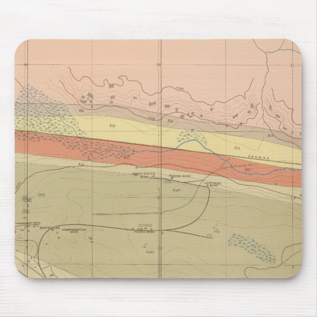 Detailed Geology Sheet XII Mouse Mat (Front)