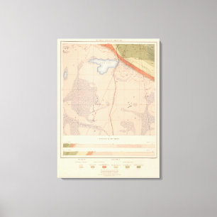Detailed Geology Sheet XIII Canvas Print