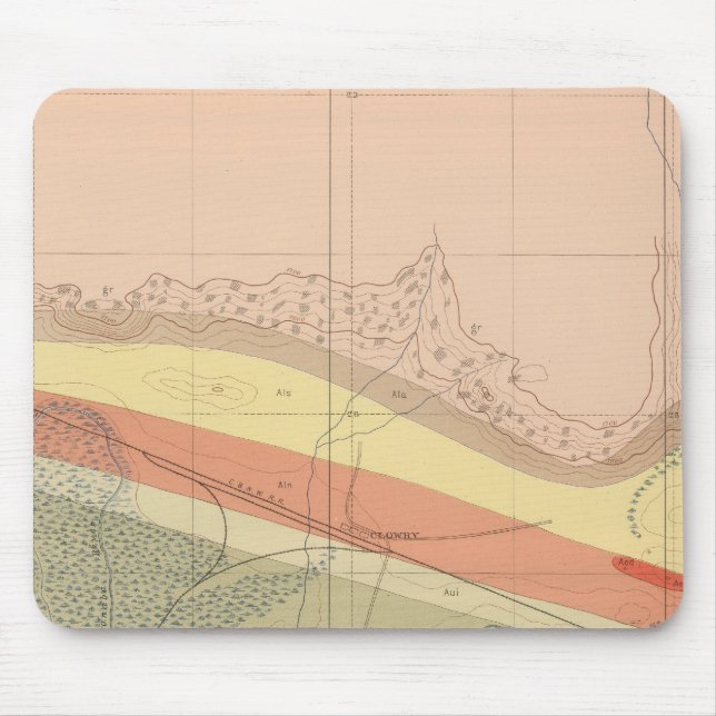 Detailed Geology Sheet XV Mouse Mat (Front)