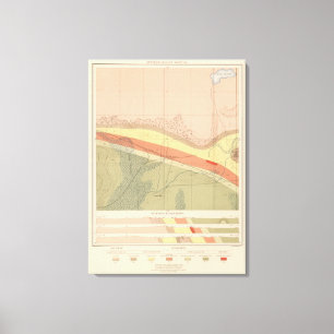 Detailed Geology Sheet XVI Canvas Print