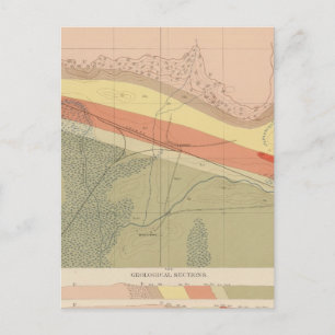 Detailed Geology Sheet XVI Postcard