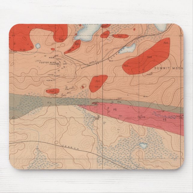 Detailed Geology Sheet XXIX Mouse Mat (Front)