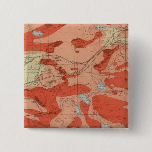 Detailed Geology Sheet XXVIII 15 Cm Square Badge