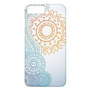 Detailed henna abstract sunrise iPhone 8 plus/7 plus case
