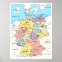 Detailed Map of Germany