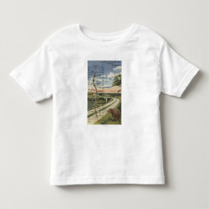 Detailed Map of the "Dream Highway" Toddler T-Shirt