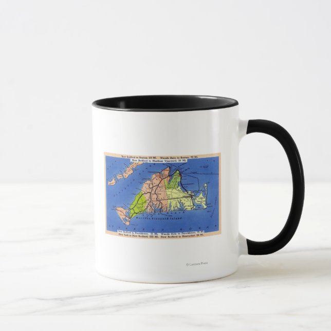 Detailed Map of the Island Mug (Right)