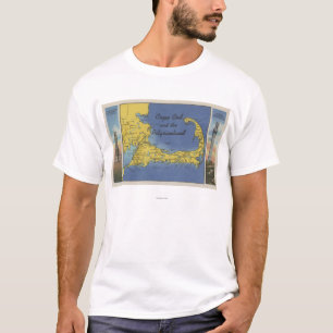 Detailed Map of the Pilgrimland T-Shirt