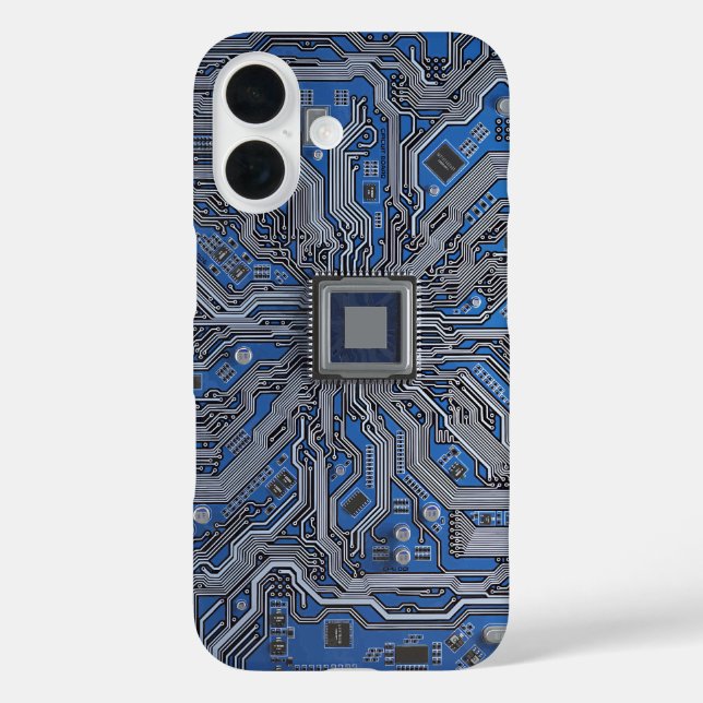 Detailed Motherboard Schematic Electronic Circuit Case-Mate iPhone Case (Back)