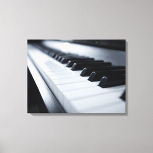 Detailed Piano Keys 2 Canvas Print