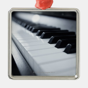 Detailed Piano Keys Metal Tree Decoration