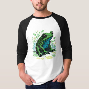 Detailed Pond Frog T-Shirt