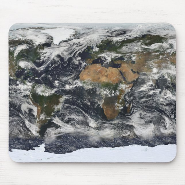 Detailed satellite view of Earth Mouse Mat (Front)