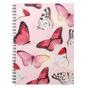 Detailed Tropical Butterfly: Vintage Pattern Notebook